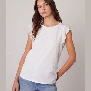 VELVET Graham & Spencer Lupita Ruffle Tee